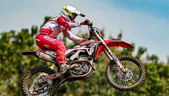 Double Podium, Arsenio dan CRF250R Melesat Kencang di Kejurnas Motocross Magelang