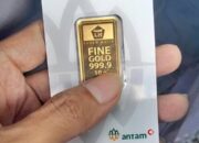 Harga Emas Antam Hari Ini Turun, Cek Daftar Lengkap Mulai 0,5 Gram hingga 1 Kg Buyback Juga Turun