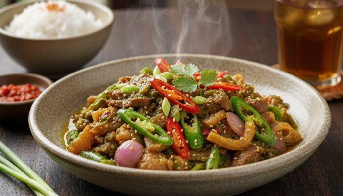 Oseng Kikil Cabai Hijau, Lauk Favorit Warga Sukabumi yang Pedas Gurih