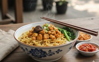 Resep Bakmi Ayam Ala Sukabumi, Gurih Alami dari Ayam Kampung Muda