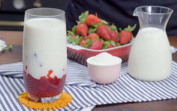 Stroberi Susu Korea Ala Sukabumi, Minuman Segar yang Lagi Viral