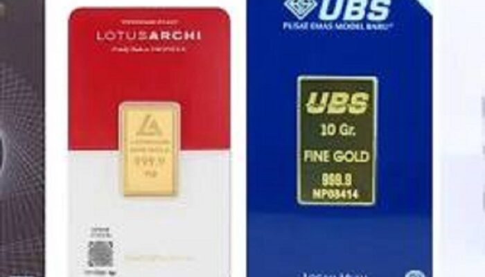 Harga Emas UBS Hari Ini Naik, Rata-rata Bertambah Rp12.000 per Gram