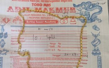 Harga Emas Perhiasan Turun Hari Ini, 24 Karat di Rajaemas Rp2,2 Juta per Gram