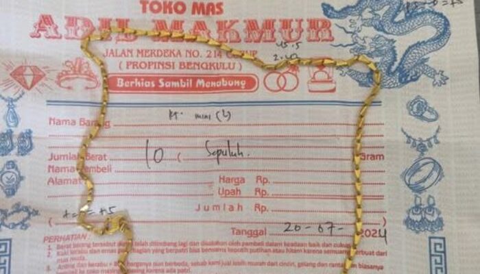 Harga Emas Perhiasan Turun Hari Ini, 24 Karat di Rajaemas Rp2,2 Juta per Gram