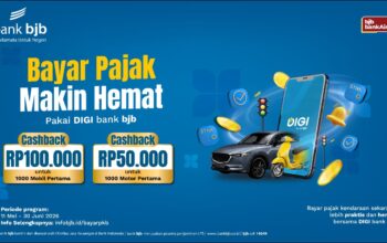 Promo Spesial DIGI Bank BJB, Bayar Pajak Kendaraan Bisa Dapat Cashback